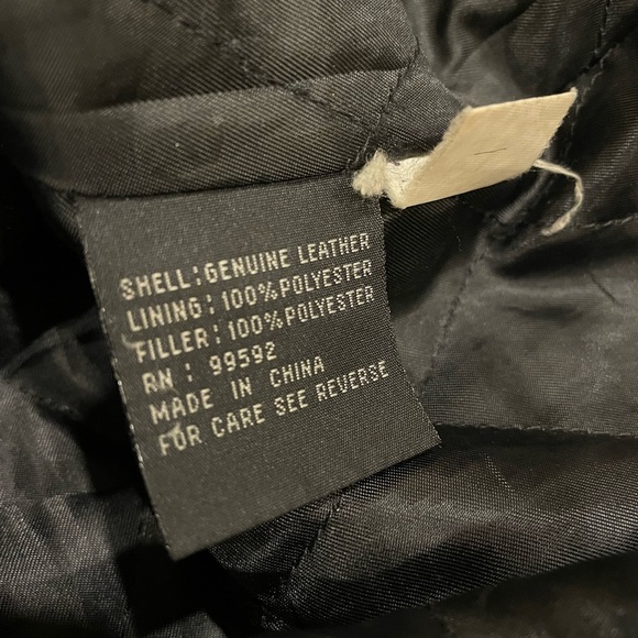 Vintage Perry Ellis Super Soft Leather Jacket - Picture 8 of 8